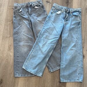 Zara Kids Two-Tone Light Blue Denim Jeans